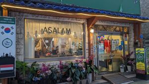 Entrance at Asalam Restaurant in Jeju