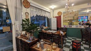 Interior at Asalam Restaurant in Jeju