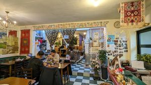 Interior at Asalam Restaurant in Jeju