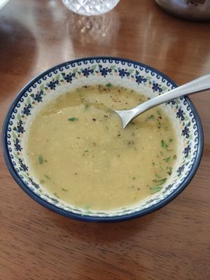 Lentil soup at Asalam Restaurant in Jeju