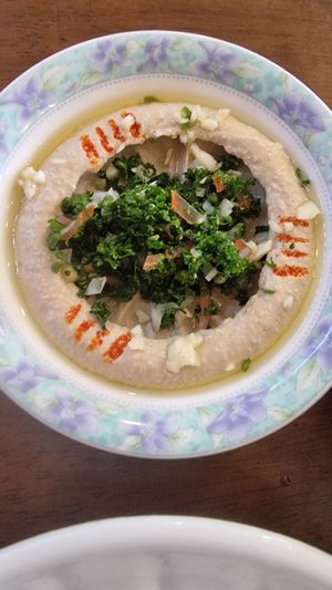 Humus at Asalam Restaurant in Jeju