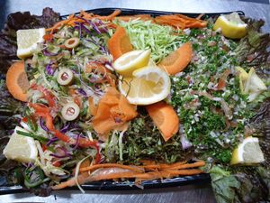 Salad at Asalam Restaurant in Jeju