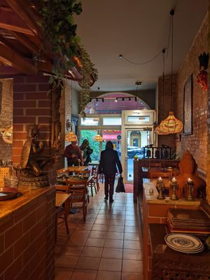 Inside of Buddha Haus. at Buddha Haus in Berlin