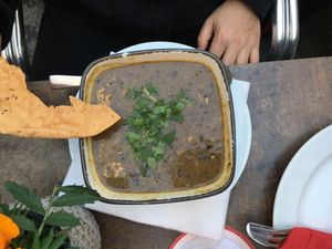 soup of nine bean sorts at Buddha Haus in Berlin