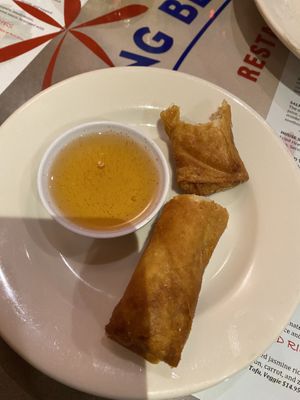 Vegan egg roll  at Long Beach Cafe in Lakewood