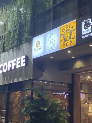 Sign from the street  at Be An Bistro in Ho Chi Minh City