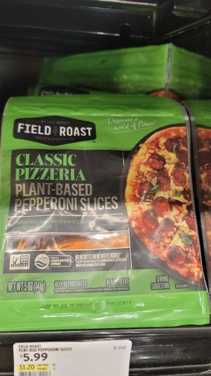 Vegan pepperoini at Whole Foods Market in Indianapolis