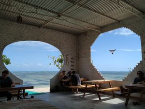 Ocean view at Vietnam Surf Camping in My Hoa