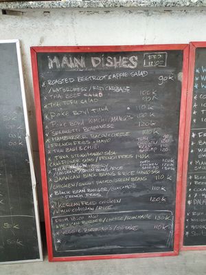 Main dishes at Vietnam Surf Camping in My Hoa