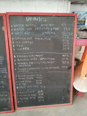 Drinks at Vietnam Surf Camping in My Hoa