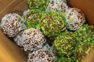 Veganska chokladbolla at Veganska Kakor in Malmo