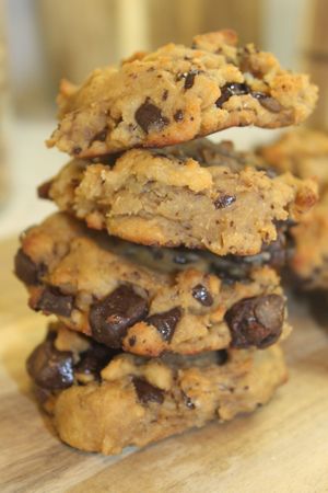 Kikärts-chocolate chip cookies at Veganska Kakor in Malmo