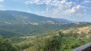 View  at La Becerca in Serra San Quirico