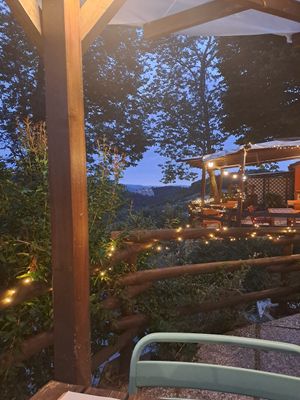 The view 🤩 at La Becerca in Serra San Quirico