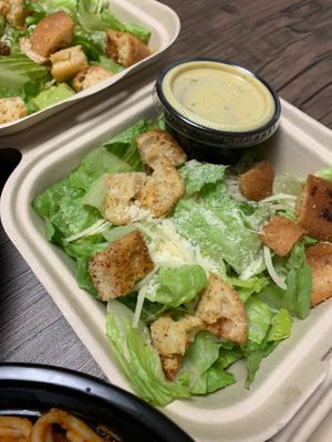 Caesar salad at Tarantino's Vegan in Las Vegas