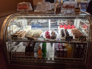 Desserts and beverages at Tarantino's Vegan in Las Vegas
