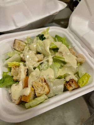 Caesar salad  at Tarantino's Vegan in Las Vegas