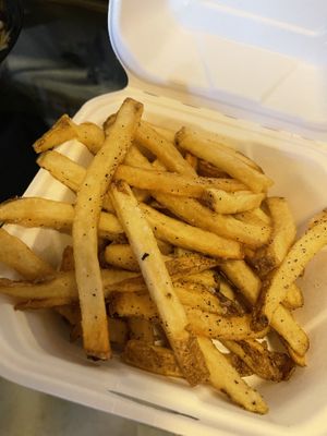 Side of fries  at Tarantino's Vegan in Las Vegas