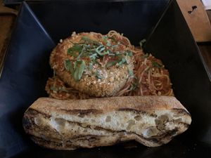 Chicken parmigiana   at Tarantino's Vegan in Las Vegas