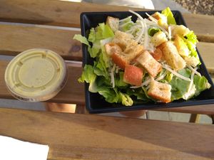 Caesar salad side  at Tarantino's Vegan in Las Vegas