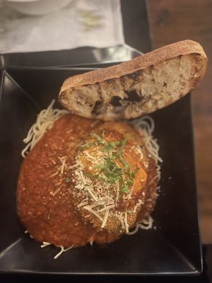 Chkn Parmesan   at Tarantino's Vegan in Las Vegas