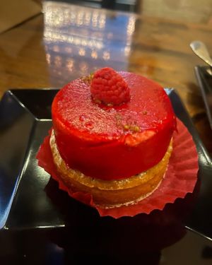 Berry tart - my favorite!!  at Tarantino's Vegan in Las Vegas