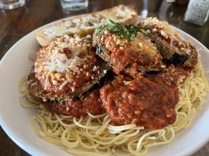 Eggplant Parmigiana   at Tarantino's Vegan in Las Vegas