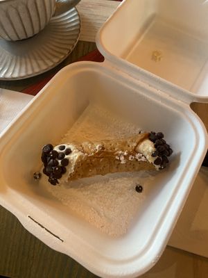 I DREAM OF CANNOLIS  at Tarantino's Vegan in Las Vegas