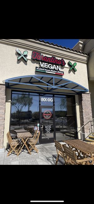   at Tarantino's Vegan in Las Vegas