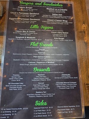  at Tarantino's Vegan in Las Vegas