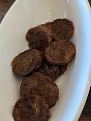 Spicy Sausage at Tarantino's Vegan in Las Vegas