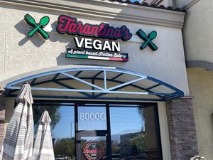   at Tarantino's Vegan in Las Vegas