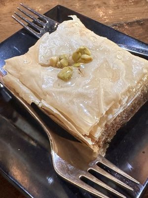 Baklava  at Tarantino's Vegan in Las Vegas