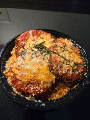 Eggplant parmesan at Tarantino's Vegan in Las Vegas