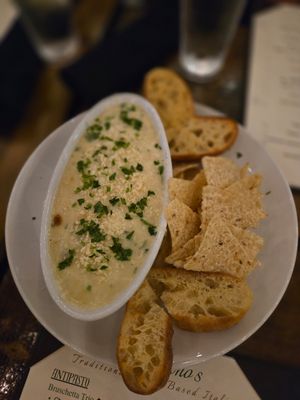 Spinach and artichoke at Tarantino's Vegan in Las Vegas