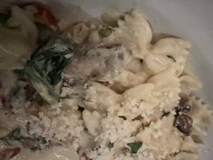 Farfalle pasta  at Tarantino's Vegan in Las Vegas
