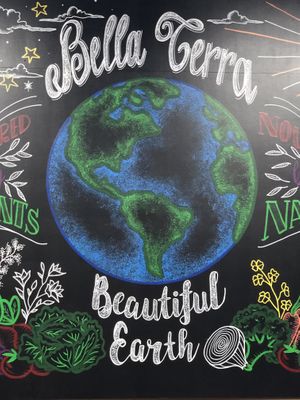 Art at Tarantino's Vegan in Las Vegas