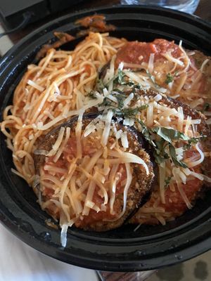 Eggplant Parmesan  at Tarantino's Vegan in Las Vegas
