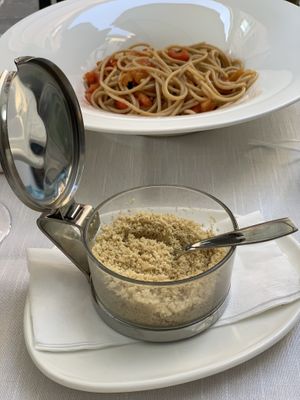 Vegan Parmesan  at Il Lughino in Como