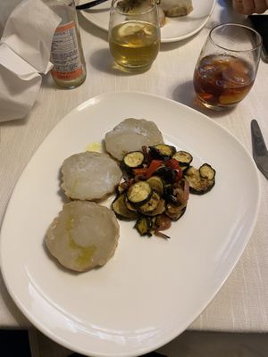 Scalopine di Seitan at Il Lughino in Como