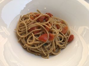Pasta with tomatos  at Il Lughino in Como