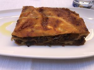 Aubergine Lasagne  at Il Lughino in Como