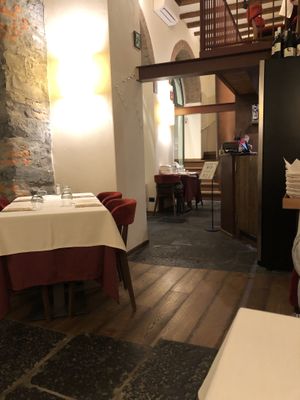 Inside at Il Lughino in Como