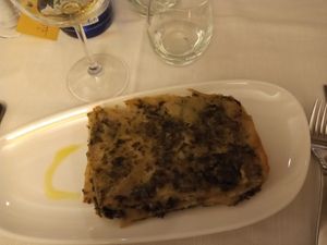 Lasagne alla scarola at Il Lughino in Como