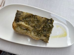 Pesto lasagna  at Il Lughino in Como