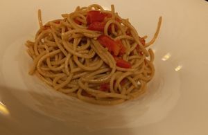 Spaghetti aglio olio e peperoncino  at Il Lughino in Como