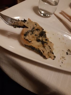 Lasagna with black cabbage at Il Lughino in Como