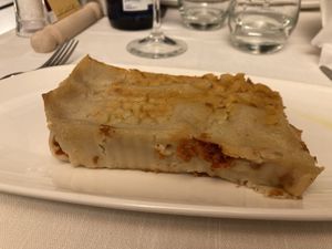Lasagna bolognese #Veganuary at Il Lughino in Como