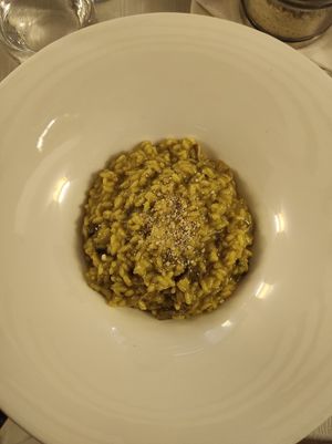 Risotto at Il Lughino in Como