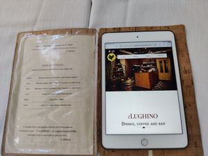 Menu at Il Lughino in Como